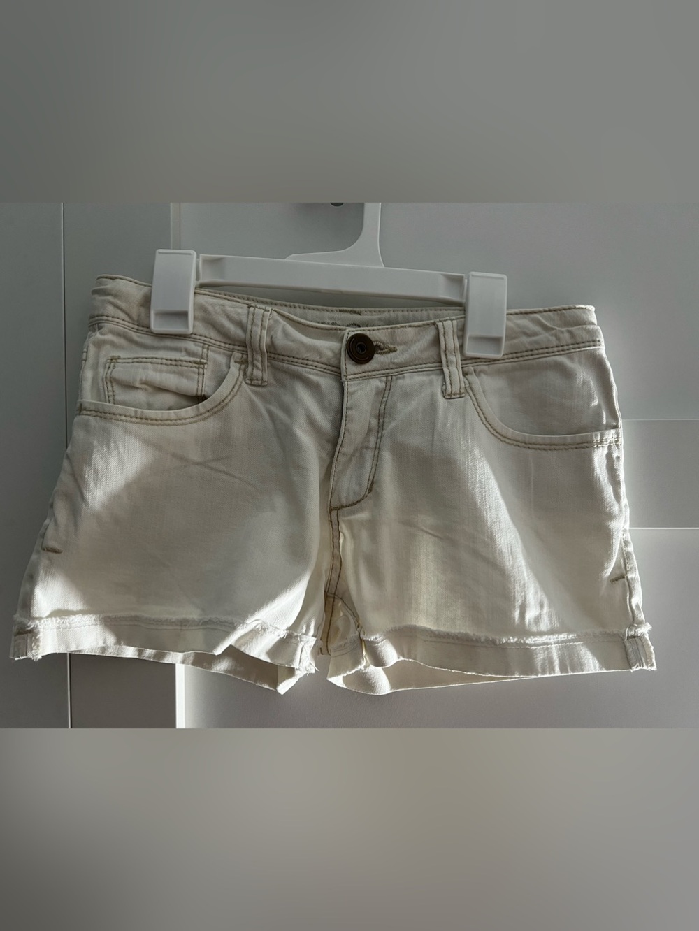 Cherokee Cream Denim Shorts